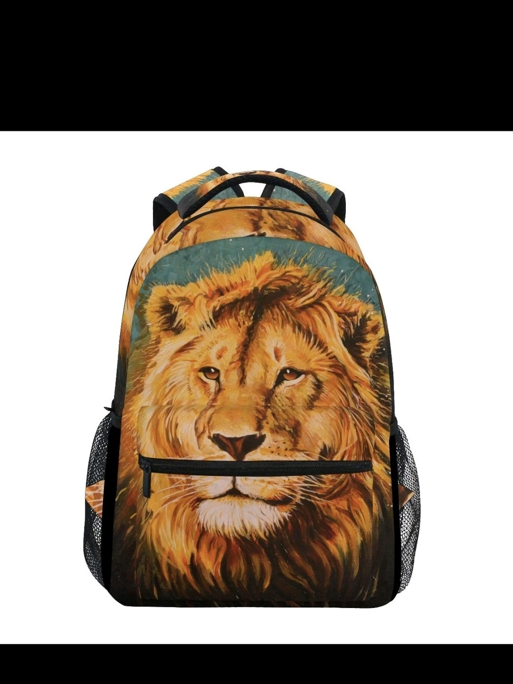 School Backpack Lion Of Judah Bookbag for Boys Girls Travel Bag One Size